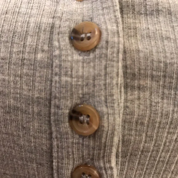 Grey Willow and Root Scrunched Ribbed T-Shirt Dress NWT - Picture 7 of 11